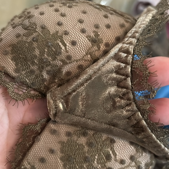 🪽😇🩶Victoria Secret Push Up Gorgeous Olive Lace - Picture 3 of 9